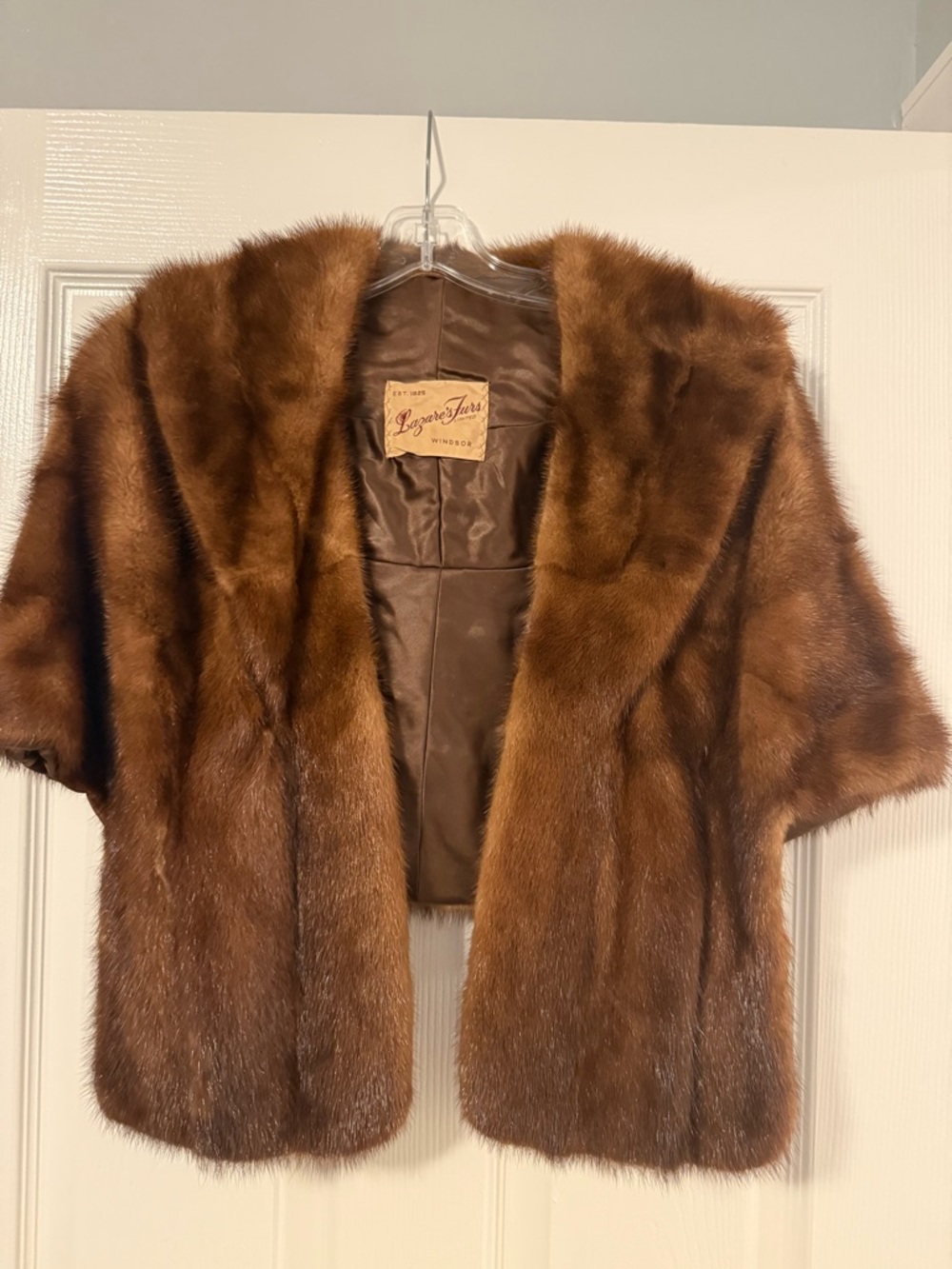 Mink Wrap Vintage, Lazare's Furs,One Size, Caramel Wrap